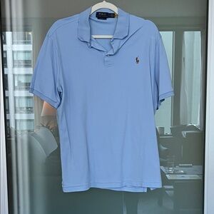 Polo by Ralph Lauren Men's Light Blue Polo Shirt
